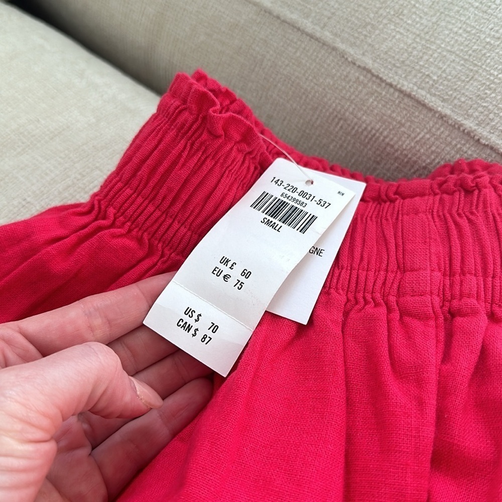 Women’s Abercrombie & Fitch Pink Slit Maxi Skirt - Picture 3 of 7